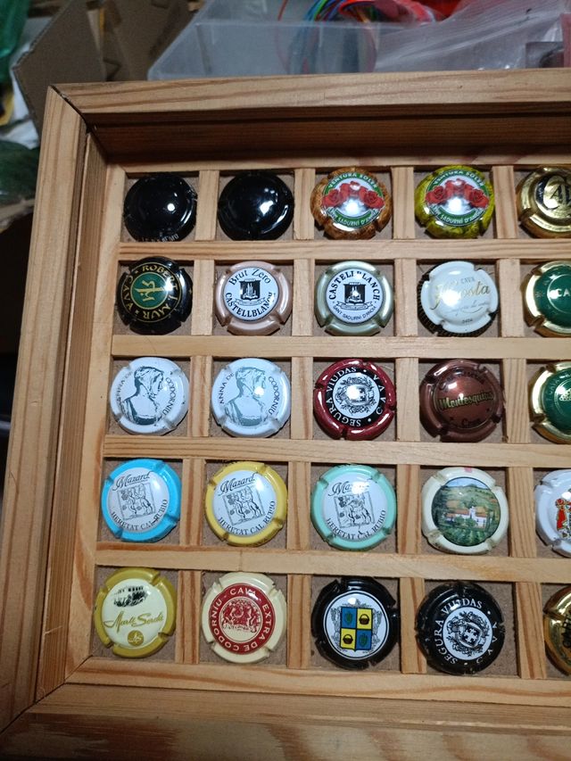 Chapas de cava coleccionistas 