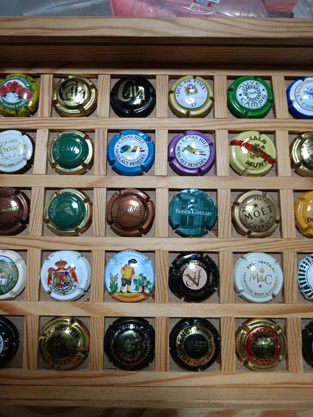 Chapas de cava coleccionistas 