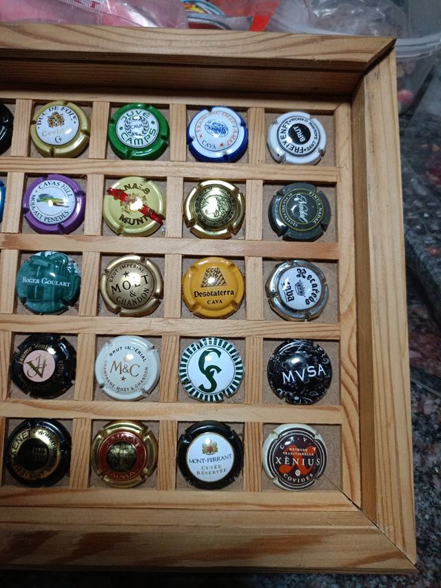 Chapas de cava coleccionistas 