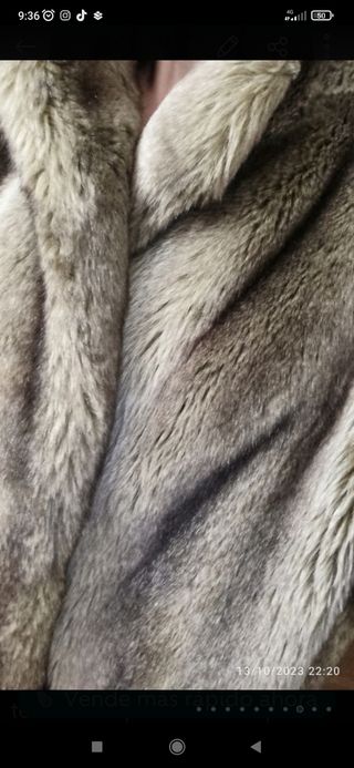 Abrigo chaquetón 3/4 pelo sintetico vintage  Spain