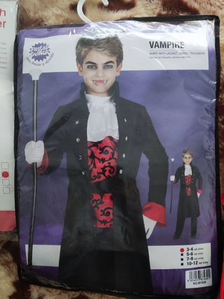 Disfraz de niño, vampiro