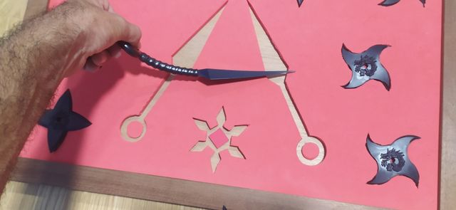 Japón Kunai y Shuriken