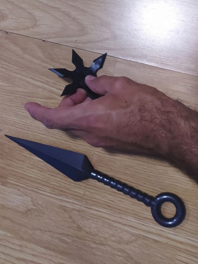 Japón Kunai y Shuriken