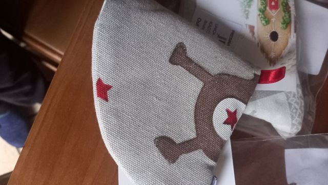 Coppia di presine natalizie