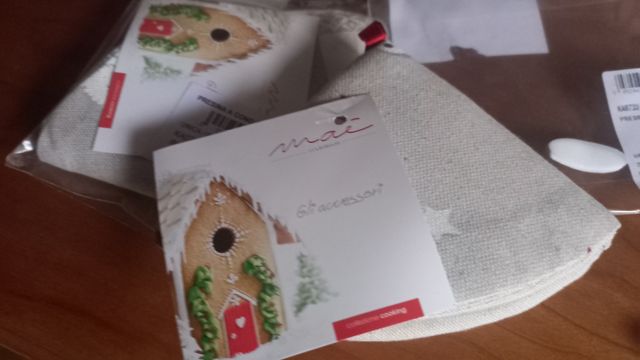 Coppia di presine natalizie