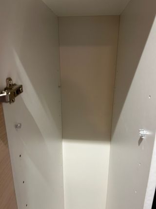 2 baldas estantes armario estrecho cocina