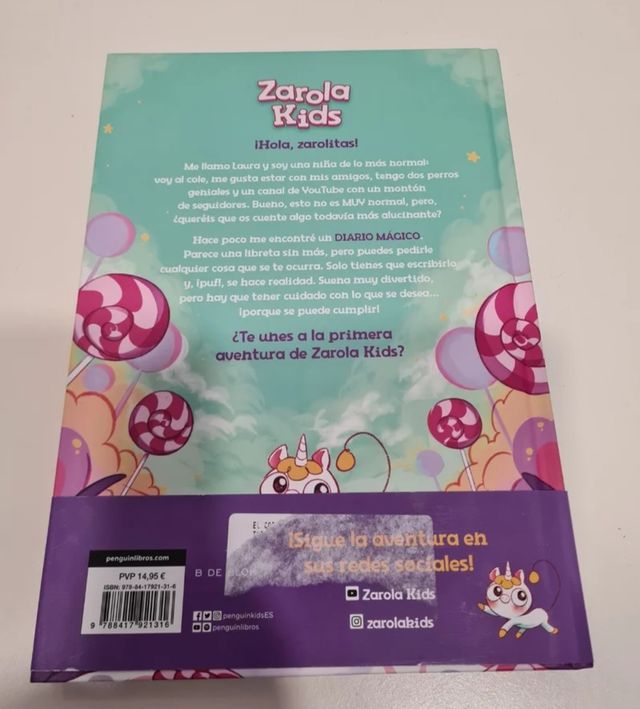 Libro Zarola Kids El diario mágico