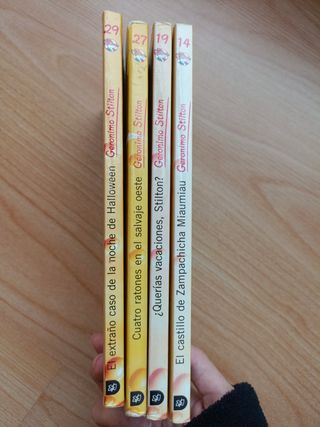 4 libros Gerónimo Stilton