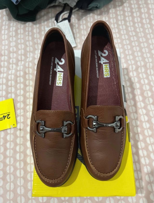 zapatos mujer cuero 24 horas n* 39