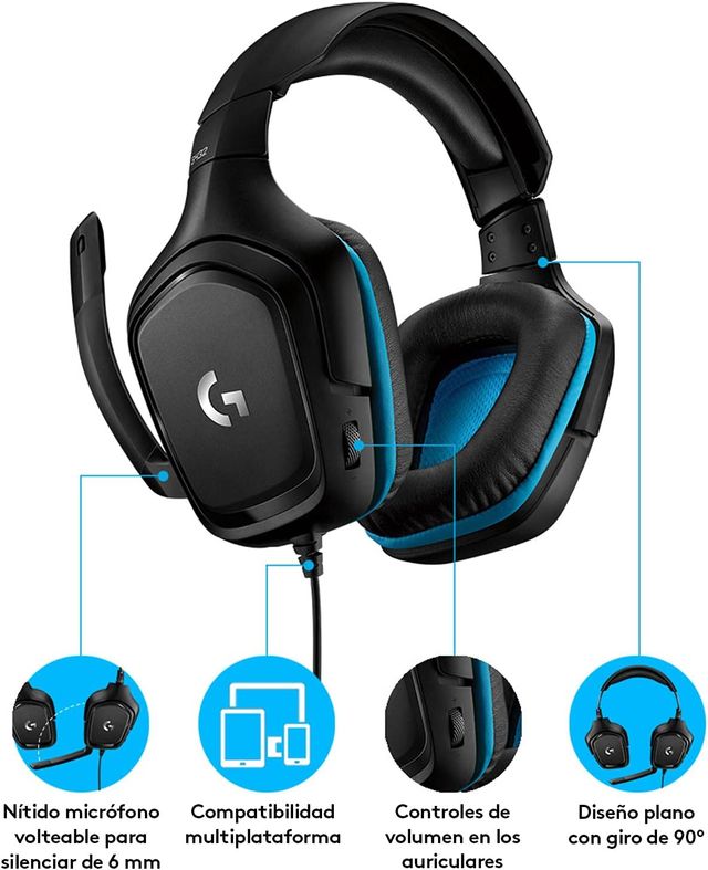 CUFFIE DA GIOCO LOGITECH G432 7.1