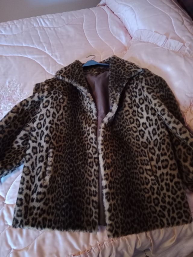 Abrigo leopardo señora