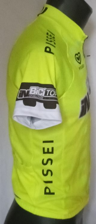 Pissei Maglia Ciclismo Giallo Fluo Tg. 3 Perfetta