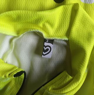 Pissei Maglia Ciclismo Giallo Fluo Tg. 3 Perfetta