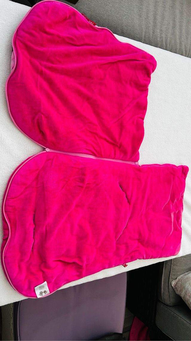 Saco fucsia/flores Tuc Tuc bebe para capazo