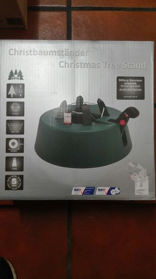 PIE PESO DE AGUA ÁRBOL DE NAVIDAD SIN ESTRENAR