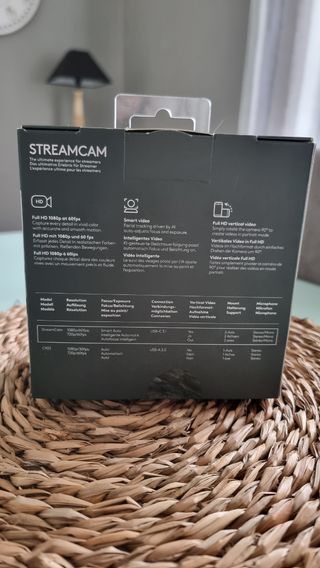 Cámara logitech STREAMCAM