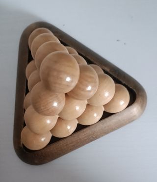 Rompecabezas pirámide madera 3D
