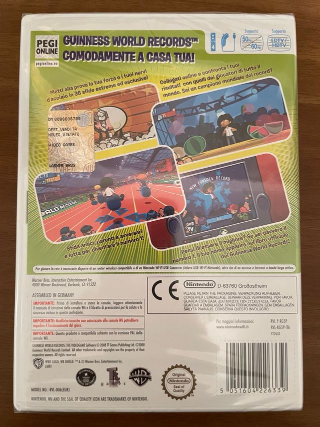 Nintendo Wii “Guinness World Records “ videogioco