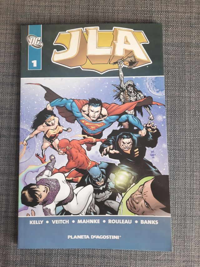 JLA tomos 1 al 5 Planeta Liga Justicia