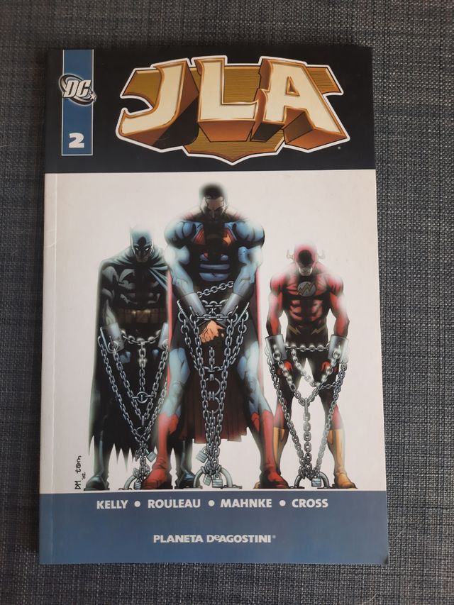 JLA tomos 1 al 5 Planeta Liga Justicia