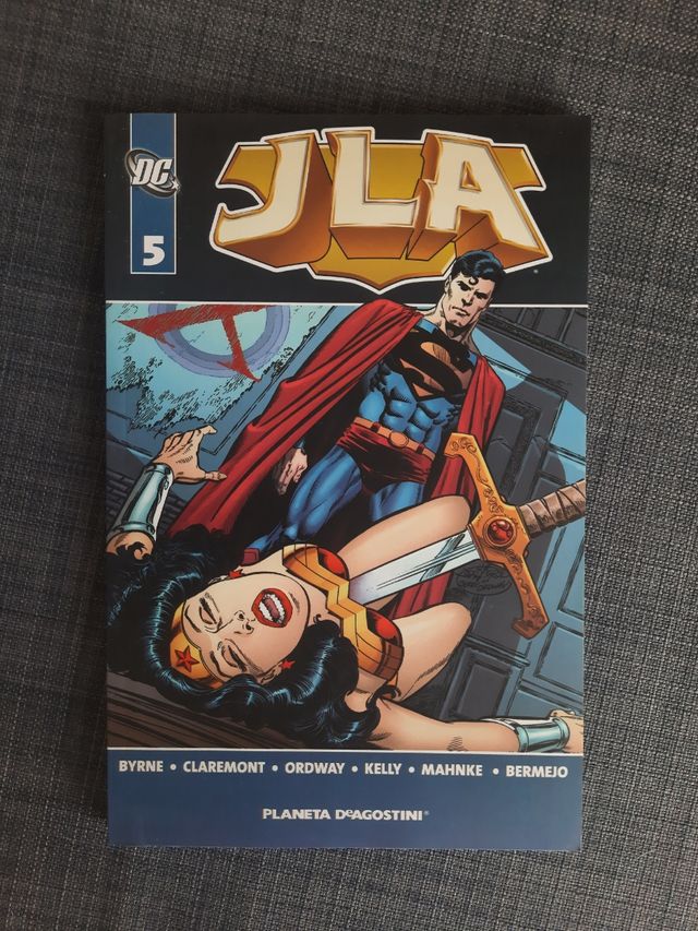 JLA tomos 1 al 5 Planeta Liga Justicia