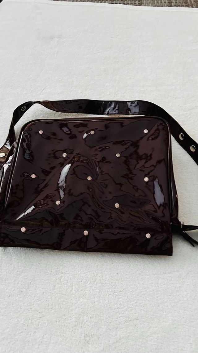 Bolso de carrito Chocolat Baby de charol