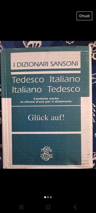 Dizionario italiano tedesco 