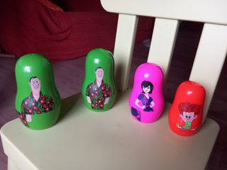 muñecos,puzzle 3d , Matryoshka rusa