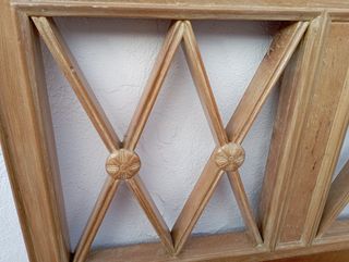 Cama antigua de madera