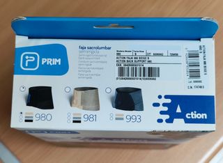 Faja Sacrolumbar semirrígida