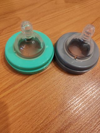 Lote biberones Twistshake y Carrefour