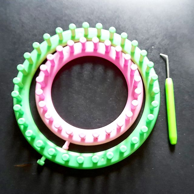 Knitting loom telai tubolare maglieria cuffie