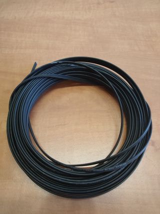 Cable fibra óptica 2x5 mm negro