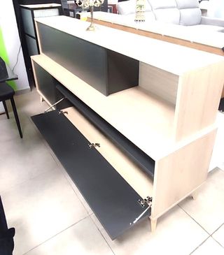MODERNO MUEBLE DE SALON 2 MODULOS AMPLIOS🚛✅