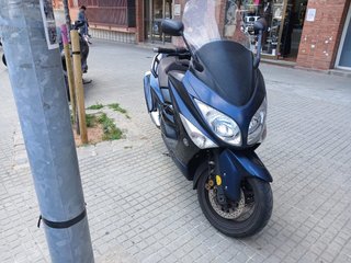 Yamaha Tmax 500 (2009)Azul Mate y negro Brillo