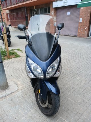 Yamaha Tmax 500 (2009)Azul Mate y negro Brillo