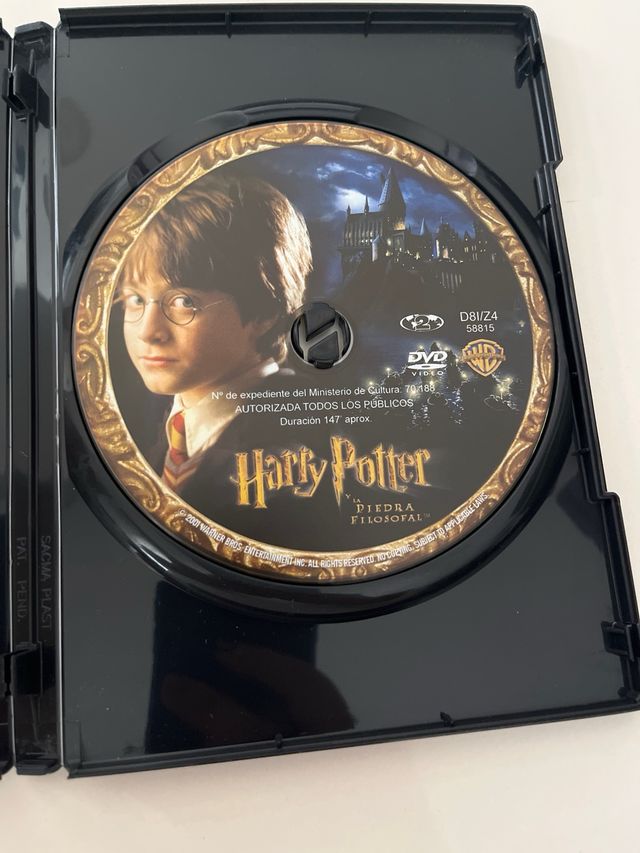 DVD harry potter y la piedra filosofal