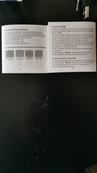 Altavoz mini portátil inalambrico ELCO