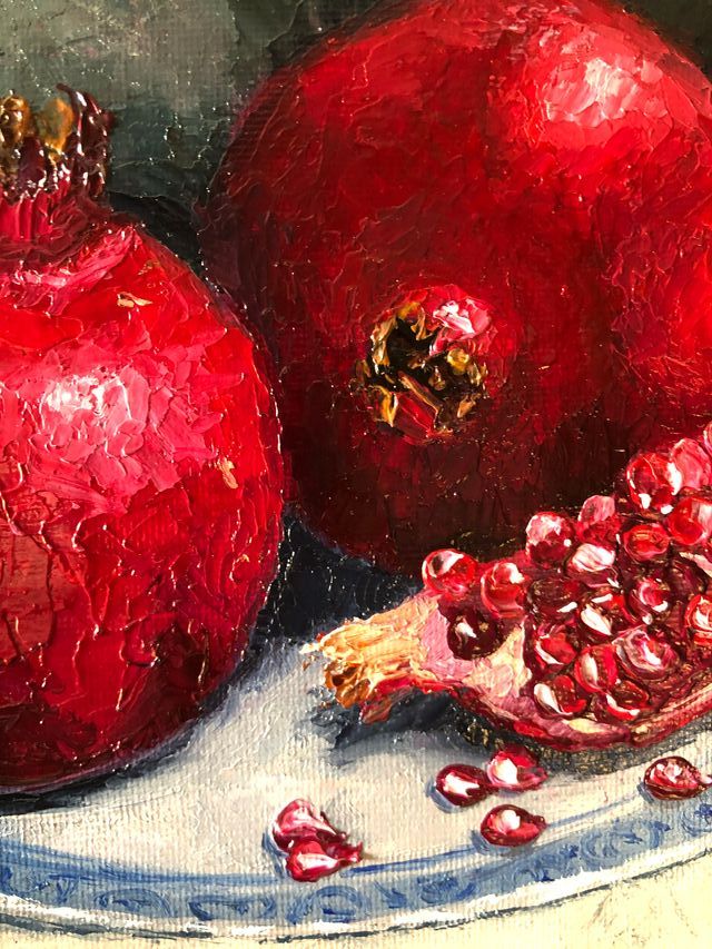 Cuadro al Óleo sobre lienzo Frutas