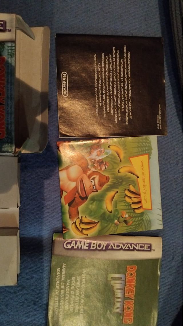 Gameboy advance donkey Kong country