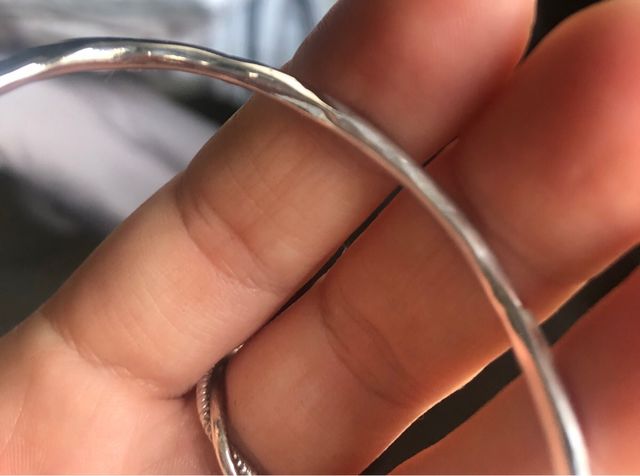 pulsera rigida plata singularu