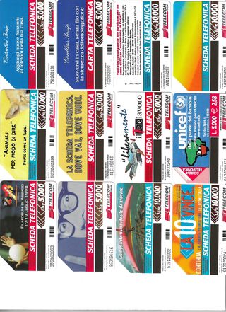 vecchie tessere telefoniche