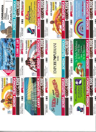 vecchie tessere telefoniche