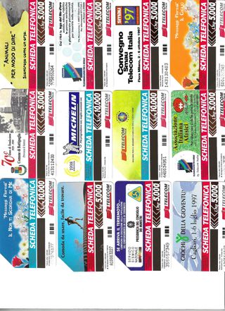 vecchie tessere telefoniche