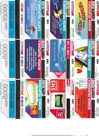 vecchie tessere telefoniche