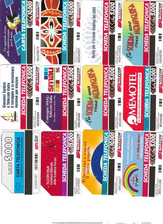 vecchie tessere telefoniche