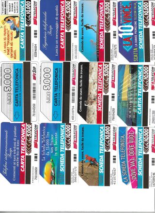 vecchie tessere telefoniche