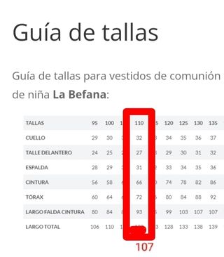 Hermoso Vestido de comunión