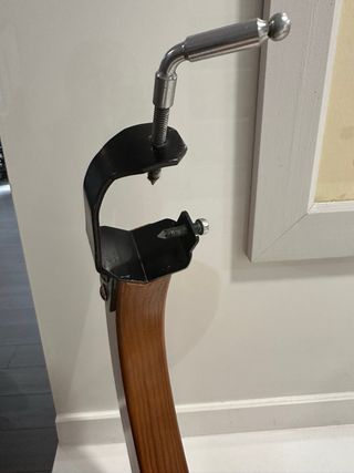 jamonero de madera del corte ingles y cuchillo