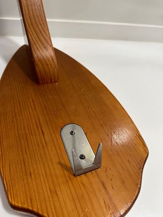 jamonero de madera del corte ingles y cuchillo